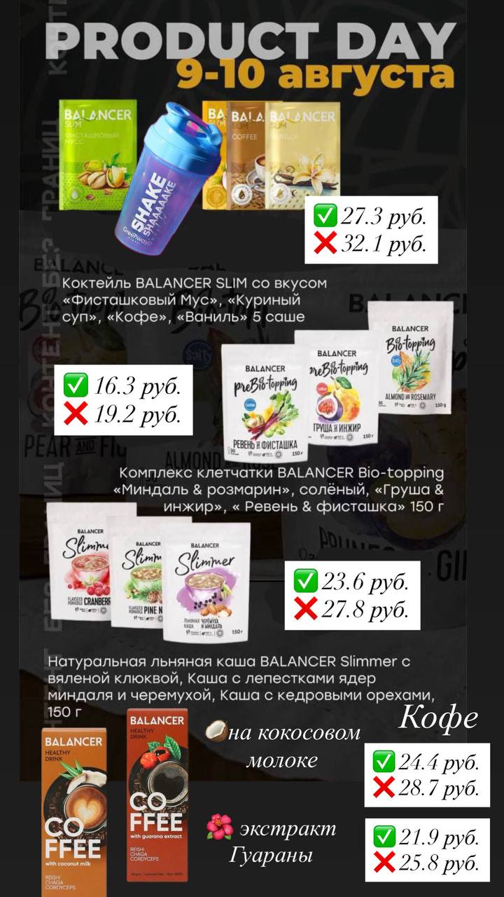 Product Day: Полезные привычки с Balancer