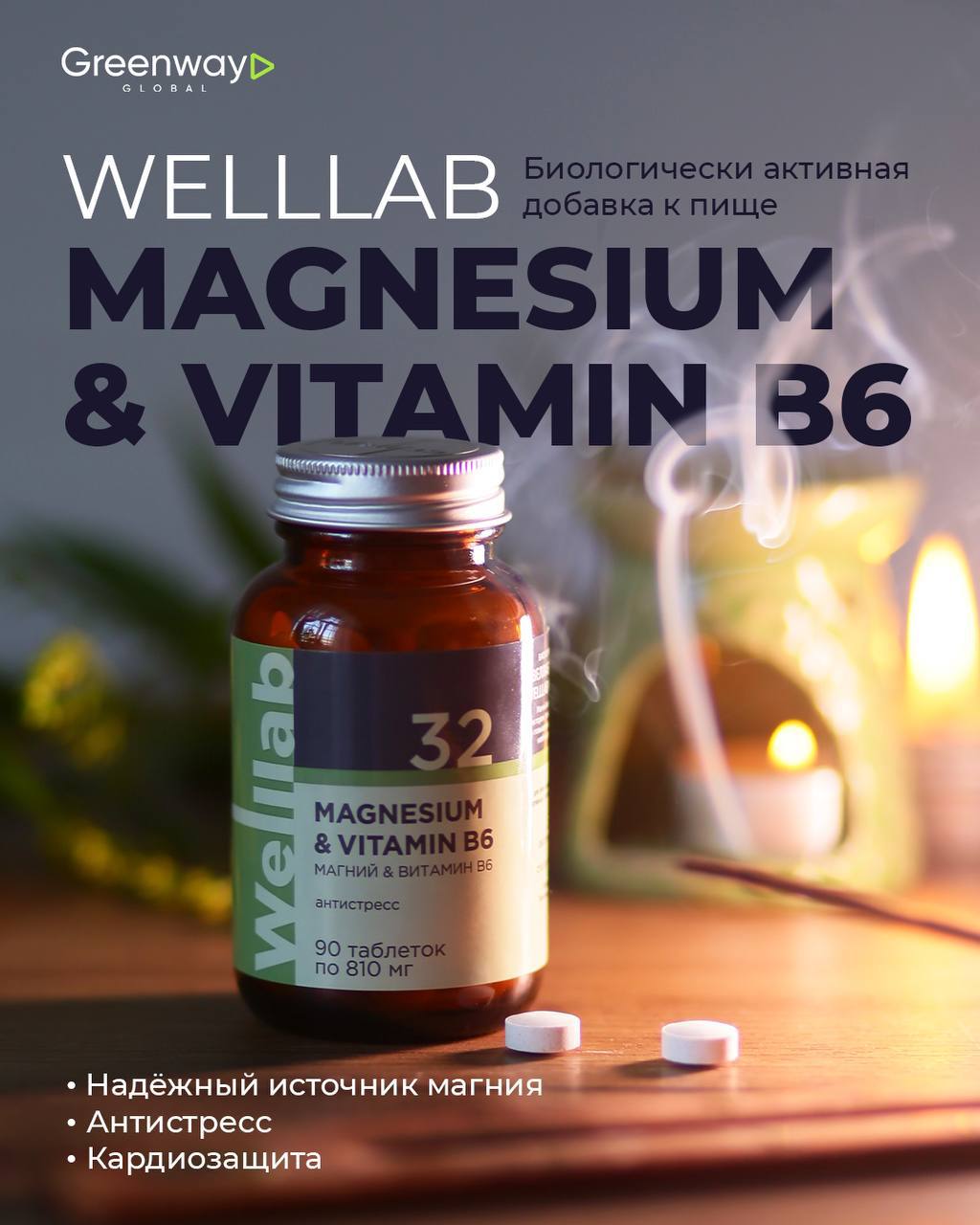 WELLLAB MAGNESIUM & VITAMIN B6